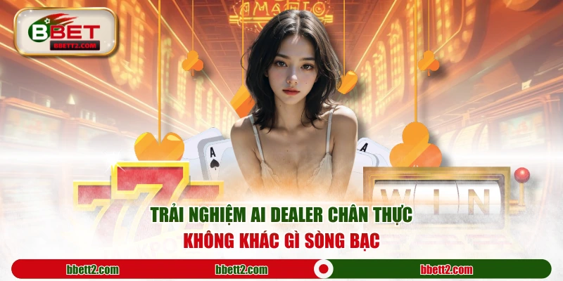 Trải nghiệm AI Dealer chân thực không khác gì sòng bạc